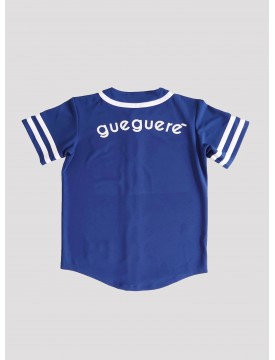 Baseball style t-shirt blue