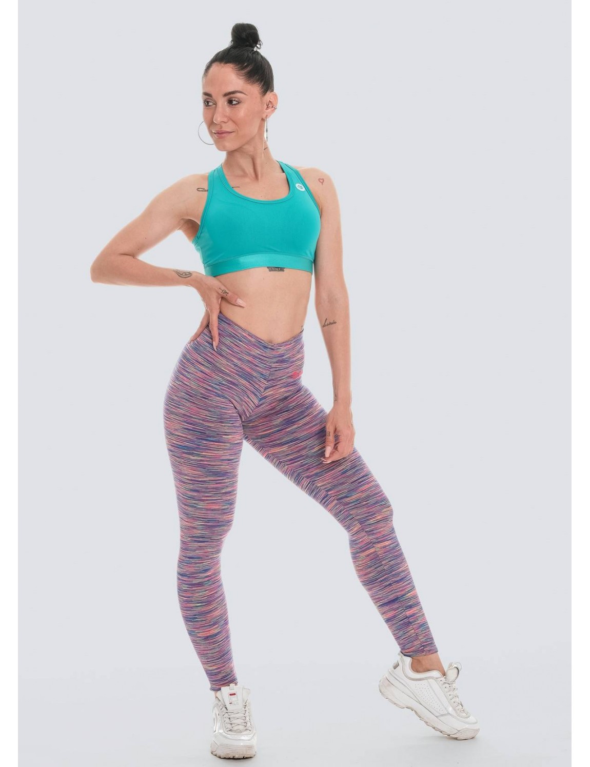 Colorful leggings for dance and sports
