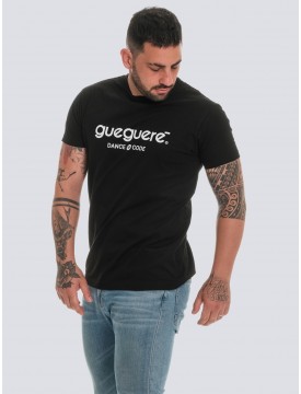 Guegueré Basic black T-shirt men