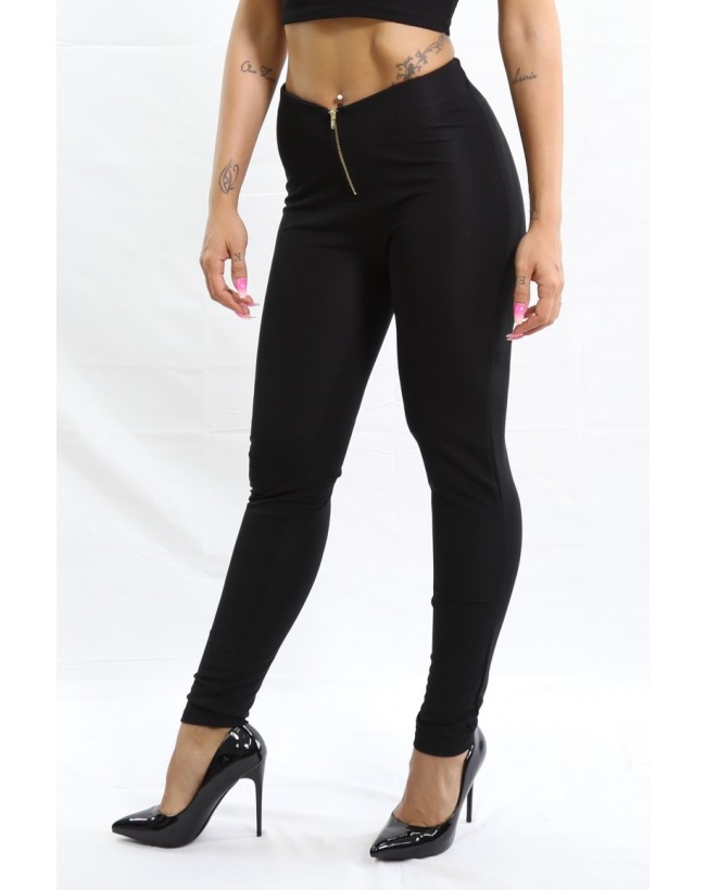 Legging Zip black Guegueré