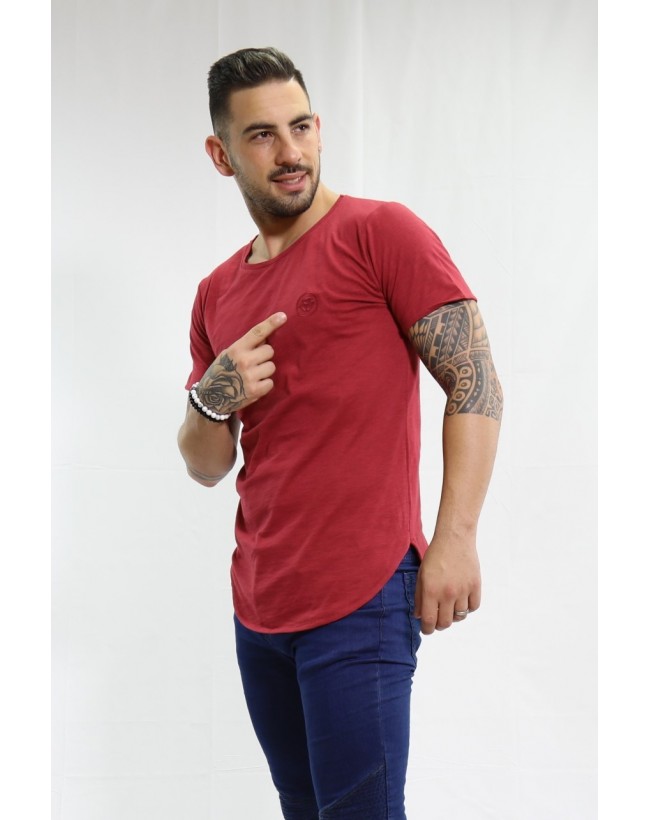 bordeaux t shirt mens