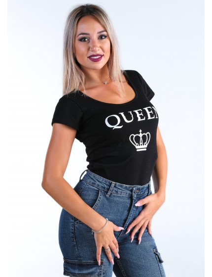 Camiseta Queen negra