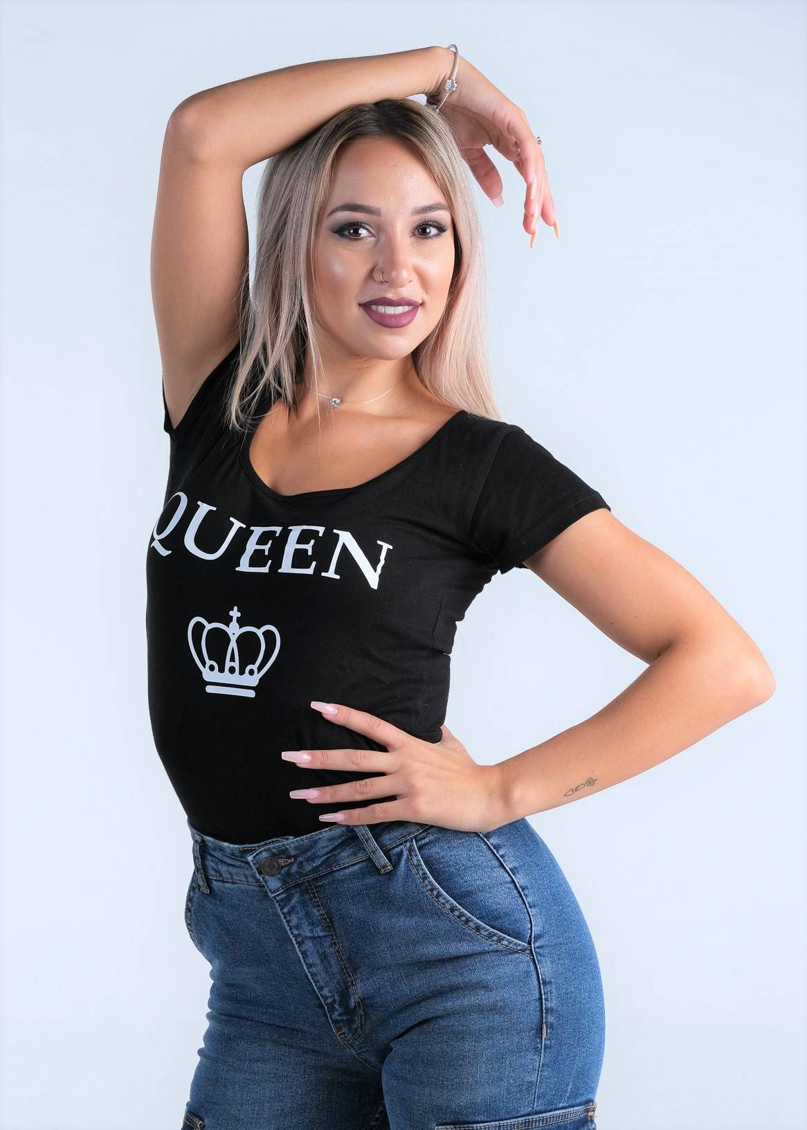 Camisetas de queen fashion para mujer